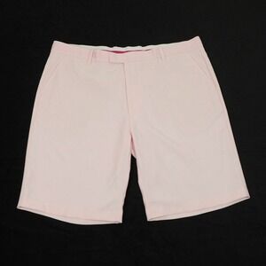 GFORE G/Fore Golf Chino Shorts Mens 40 Blush Pink Flat Performance Tech Blend